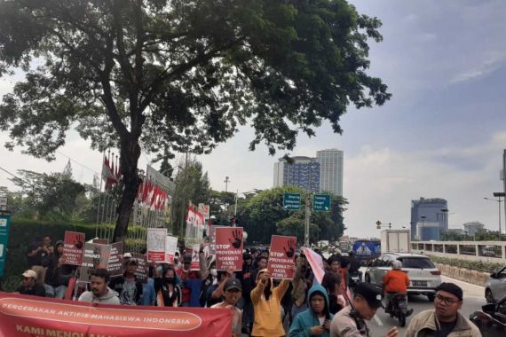 Geruduk DPR, PAMI Kembali Sampaikan Tolak Wacana Hak Angket Pemilu - JPNN.COM