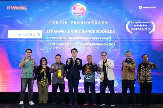 Hanwha Life Insurance Memenangi 2 Kategori di TOP Digital Awards - JPNN.COM