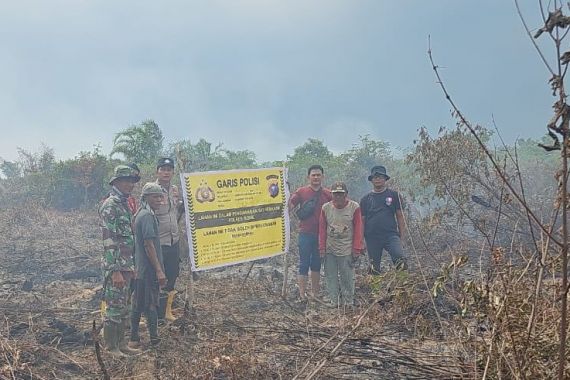 Polres Rohil Tangkap Dalang Pembakaran Lahan di Bangko Pusako - JPNN.COM