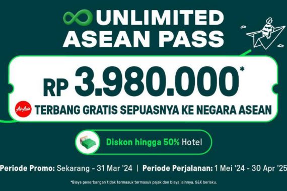 AirAsia MOVE Luncurkan Unlimited Asean Pass untuk Terbang Gratis Sepuasnya - JPNN.COM