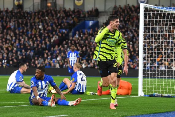 Brighton Vs Arsenal 0-3, Meriam London Memuncaki Klasemen - JPNN.COM