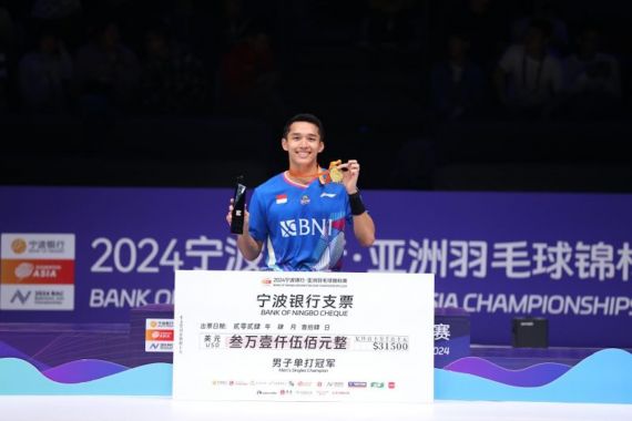 Jonatan Christie tidak Menyangka Bisa Jadi Juara BAC 2024 Setelah Menjuarai All England - JPNN.COM