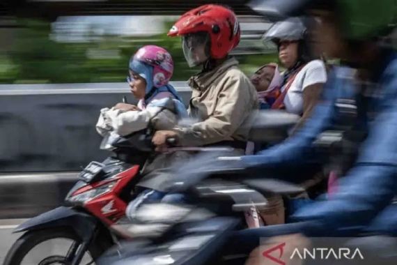 Sebegini Angka Orang yang Menggunakan Motor ke Luar-Masuk di Jabodetabek pada H+3 Lebaran - JPNN.COM