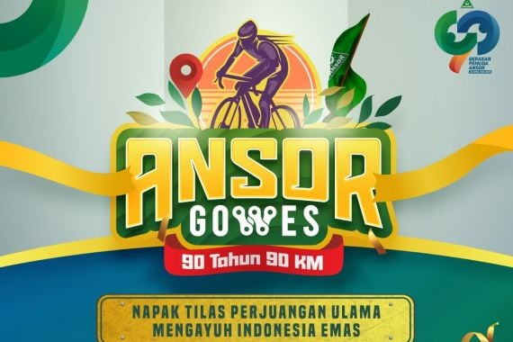 Sambut Indonesia Emas 2045, GP Ansor Gelar Gowes 90 Kilometer dari Jakarta-Bogor - JPNN.COM