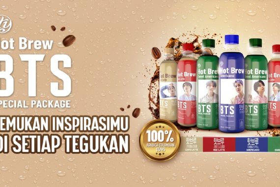 Hadir di Indonesia, BTS Hot Brew Coffee Dikemas Dalam Kemasan Eksklusif - JPNN.COM