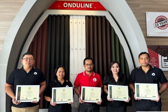 Onduline Kembali Meraih Sertifikasi Green Label Indonesia Dengan Predikat Gold - JPNN.COM