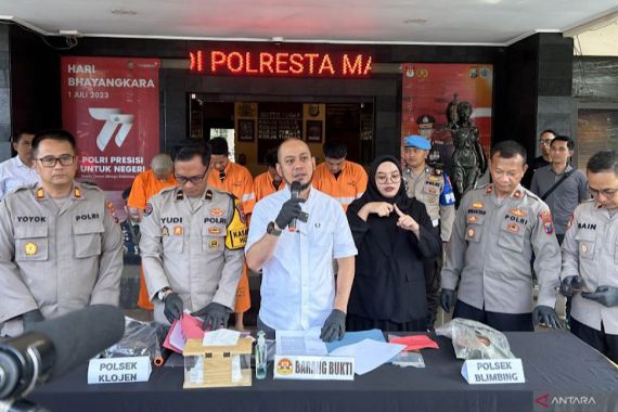 Polisi Ciduk 6 Tersangka Kasus Curanmor yang Beraksi Belasan Kali di Kota Malang - JPNN.COM