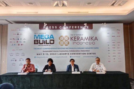 Megabuild dan Keramika Indonesia 2024 Dorong Inovasi Industri Bahan Bangunan - JPNN.COM