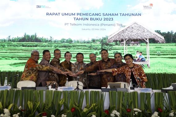 RUPST Tahun Buku 2023: Telkom Bagikan Dividen Rp17,68 Triliun - JPNN.COM