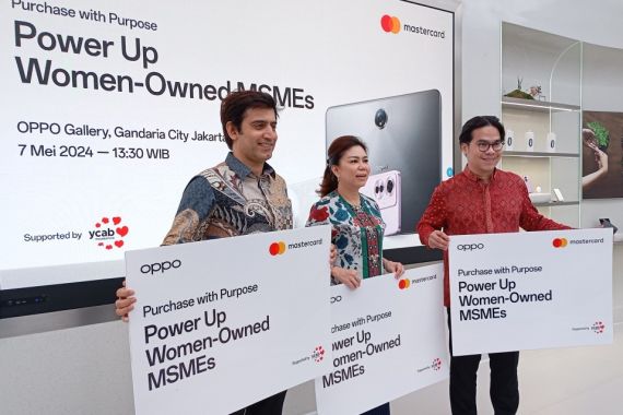 UMKM Perempuan di Tanah Air Perlu Dukungan, Mastercard dan OPPO Ambil Bagian - JPNN.COM