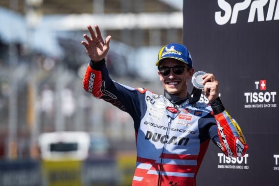 Bersinar di Sprint Race MotoGP Prancis, Marc Marquez Berharap Tak Hujan Pada Minggu - JPNN.COM