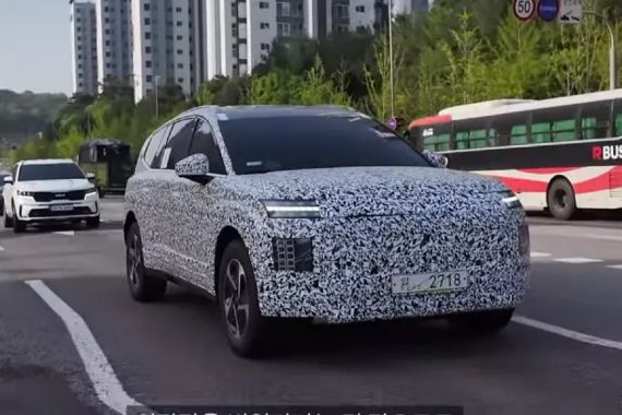 Hyundai Mulai Lakukan Uji Coba SUV Listrik 7 Penumpang, Meluncur Tahun Ini? - JPNN.COM