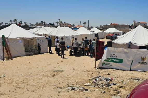 BAZNAS Dirikan Ratusan Tenda Darurat dan Toilet Umum di Rafah - JPNN.COM