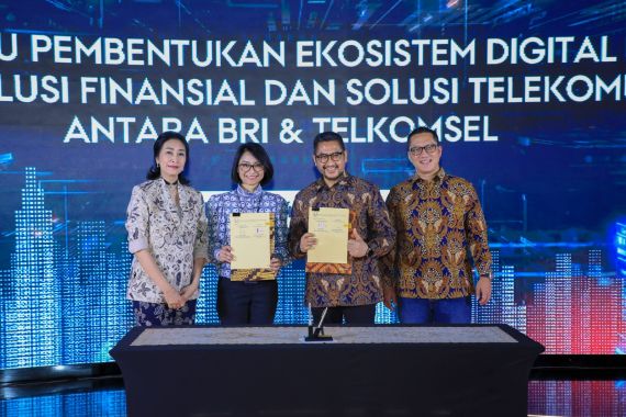 BRI & Telkomsel Hadirkan Ekosistem Finansial dan Digital Bagi Karyawan - JPNN.COM