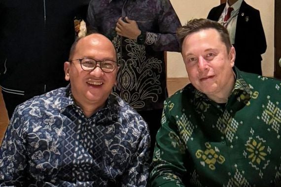 Momen Mesra Rosan Roeslani dengan Elon Musk di Bali - JPNN.COM