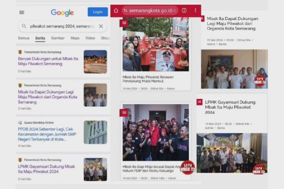 Viral, Situs Resmi Pemkot Semarang Unggah Berita Wali Kota Maju Pilkada, Begini Penjelasan Kominfo - JPNN.COM