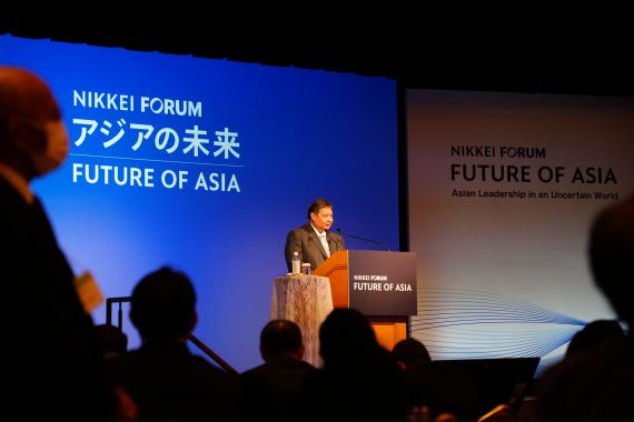 Berbicara di Nikkei Forum 2024, Menko Airlangga Beberkan Keberhasilan Perekonomian Indonesia - JPNN.COM