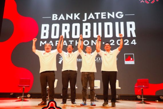 Nana Sudjana Luncurkan Penyelenggaraan Bank Jateng Borobudur Marathon 2024 Berhadiah Rp 2,6 Miliar - JPNN.COM