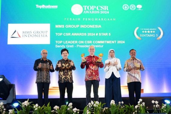 MMS Group Indonesia Raih 2 Penghargaan Bergengsi TOP CSR  - JPNN.COM