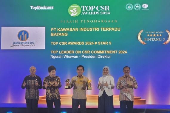 PT Kawasan Industri Terpadu Batang Raih 2 Penghargaan TOP CSR Award 2024 - JPNN.COM