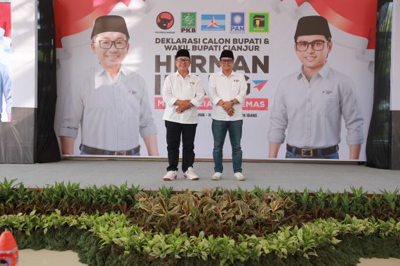 Diusung Lima Partai, Herman-Ibang Siap Memenangkan Pilbup Cianjur - JPNN.COM