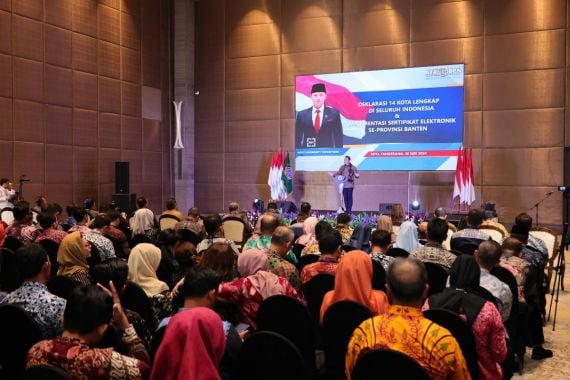 Resmikan Layanan Elektronik di Banten, Menteri AHY: Birokrasi Harus Semakin Responsif - JPNN.COM