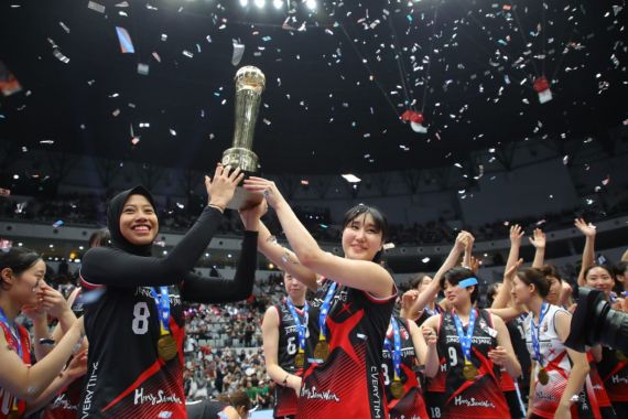 Red Sparks Kalahkan Indonesia All Star 3-2 di Laga Ekshibisi Fun Volley Ball 2024 - JPNN.COM