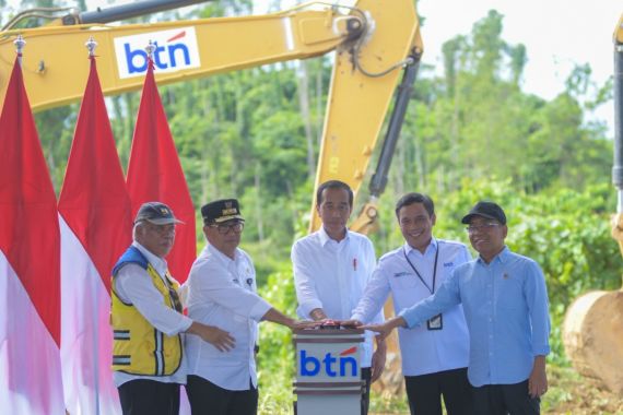 BTN Turut Bangun Gedung di IKN, Presiden Jokowi Beri Apresiasi - JPNN.COM