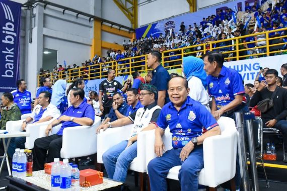 Dampingi SBY Nonton Proliga di Bandung, Syarief Hasan: Lavani Angkat Popularitas Voli - JPNN.COM