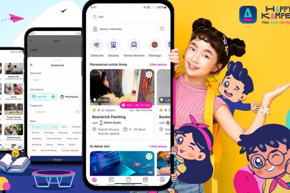 Happy Kamper, Aplikasi Pencari Berbagai Macam Aktivitas Anak - JPNN.COM