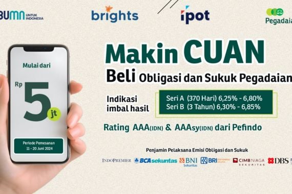 Pegadaian Ajak Sahabat Cuan Investasi Hingga Rp 400 Miliar Lewat Obligasi & Sukuk - JPNN.COM