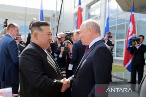 Seusai Bertemu Putin, Kim Jong Un: Rusia Sahabat & Sekutu Paling Jujur - JPNN.COM