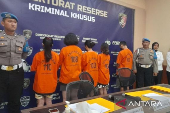 Polda Banten Ciduk 5 Influenser yang Promosikan Judi Online - JPNN.COM