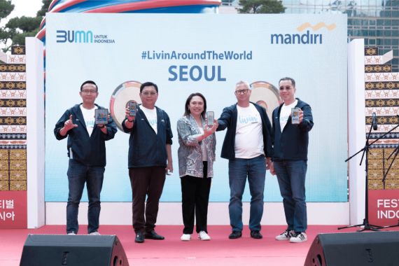 Bank Mandiri Gelar 'Mandiri Sahabatku' dan Kenalkan Fitur Livin’ di Seoul - JPNN.COM