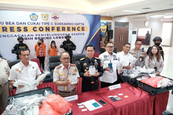 Penyelundupan 78.750 Ekor Benih Lobster Tujuan Singapura Digagalkan Bea Cukai Soetta - JPNN.COM