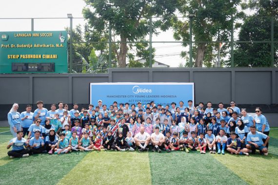 Midea Gandeng Manchester City Wujudkan Komunitas Sepak Bola Global di Bandung - JPNN.COM