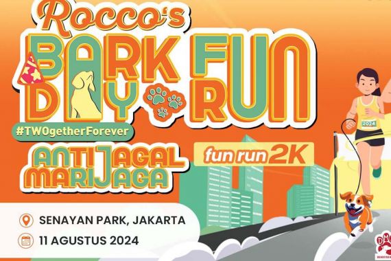 Rocco’s Bark Day Fun Run Bakal Digelar, Pencinta Anjing Merapat - JPNN.COM