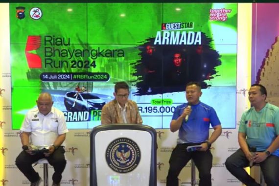 Riau Bhayangkara Run Dilirik Kemenparekraf, Disarankan Jadi Event Nasional - JPNN.COM