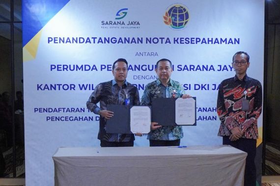 Tingkatkan Layanan Pertanahan, Sarana Jaya & Kanwil BPN DKI Jakarta Jalin Kerja sama - JPNN.COM