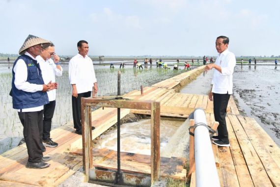 Presiden Jokowi Nilai Program Pompanisasi untuk Antisipasi Kekeringan Panjang - JPNN.COM