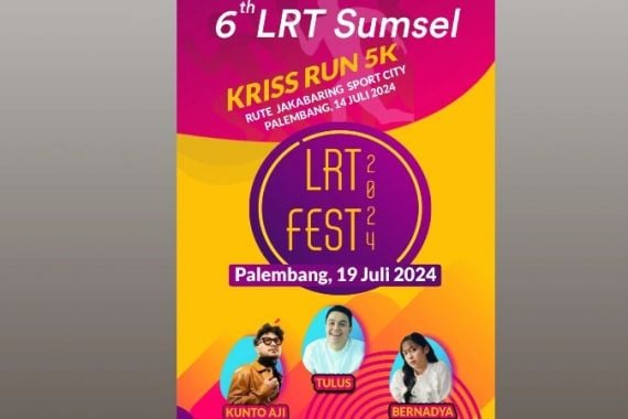 Road to LRT Fest 2024, Ikuti KRISS RUN 5K FUN, Ada Penampilan Artis Papan Atas - JPNN.COM