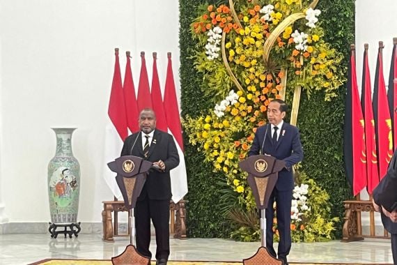 Jokowi Bertemu PM Papua Nugini, Bahas Keamanan hingga Perdagangan - JPNN.COM
