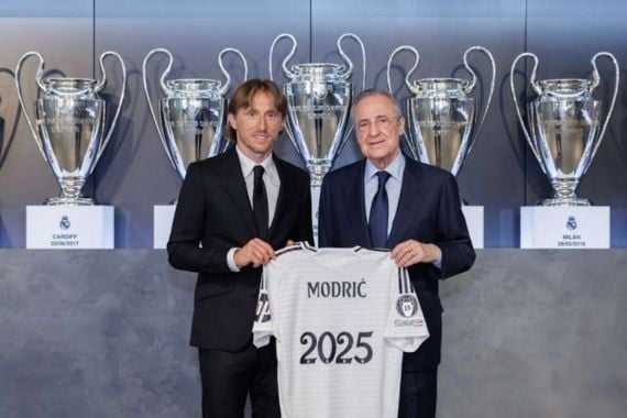 Resmi, Kontrak Luka Modric Diperpanjang Real Madrid hingga 2025 - JPNN.COM