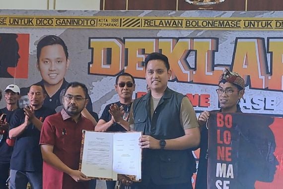 Bolone Mase Deklarasi Dukung Dico Ganinduto Maju jadi Calon Wali Kota Semarang - JPNN.COM