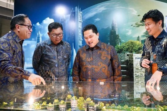 Resmikan Gedung Nawasena Mandiri Corporate University, Erick Thohir: Penyiapan SDM Sangat Penting - JPNN.COM