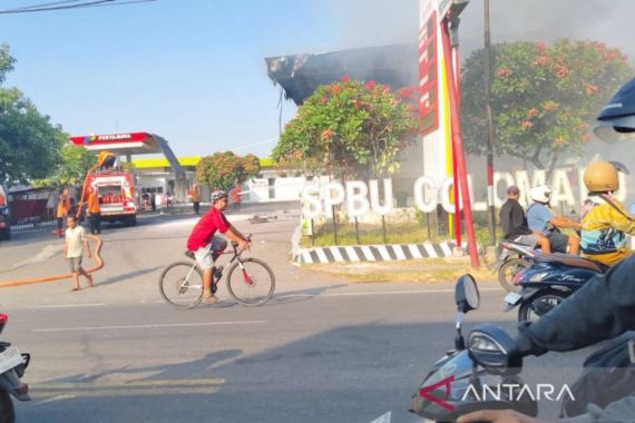 Pagi Tadi Warga di Sekitar SPBU Colomadu Karanganyar Panik, Bum! - JPNN.COM