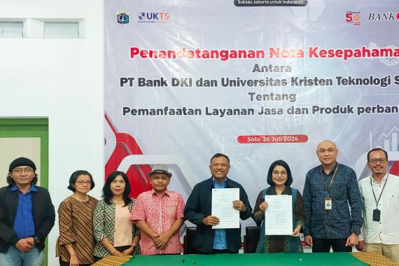 Bank DKI Siap Dukung Kebutuhan Transaksi Perbankan Universitas Kristen Teknologi Solo - JPNN.COM