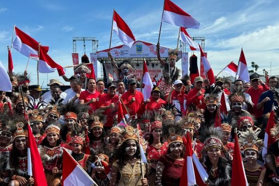 Pemprov Papua Tengah Sambut HUT ke-79 RI dengan Pesta Rakyat - JPNN.COM
