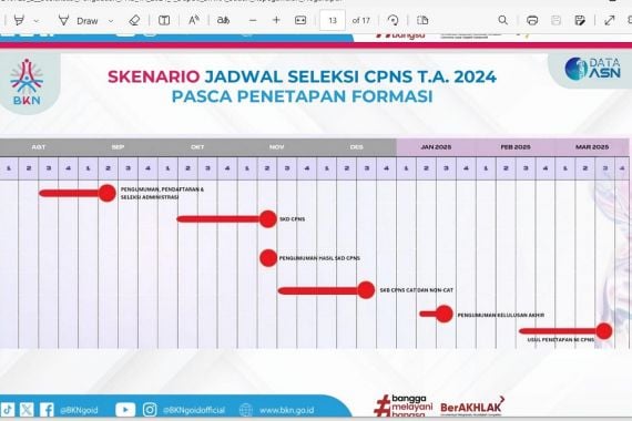 Inilah Jadwal Pendaftaran CPNS 2024 Resmi dari BKN, Cermati Tahapannya - JPNN.COM