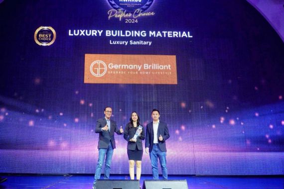 GB Sanitaryware Raih Penghargaan Luxury Sanitary pada Golden Property Award 2024 - JPNN.COM